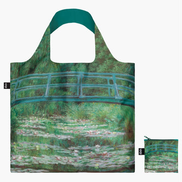 Claude Monet Japanese Footbridge Recycled Tote Bag